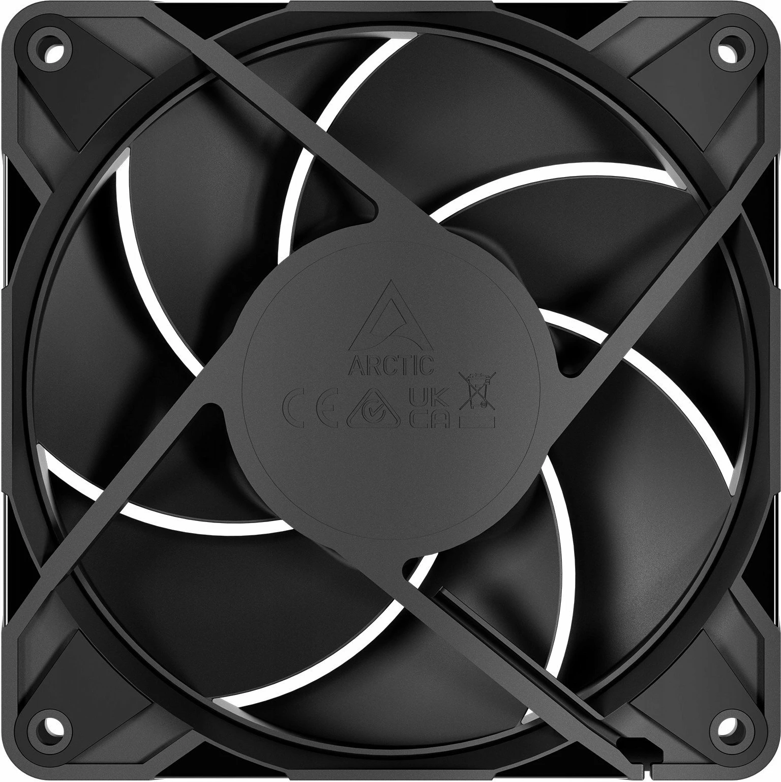 Ventilator kompjuteri Arctic P12 Pro PST CO (ACFAN00312A), 120mm, 4-pin PWM, 600-3000 rpm, LED e kuqe, i zi, 1 copë