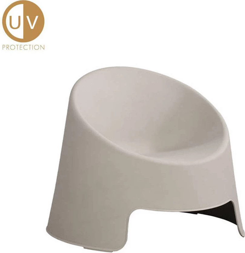 Karrige UOVO, ngjyrë gri e çelët, 84x79x70