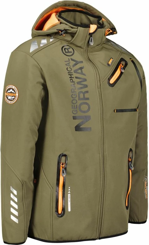 Jakne softshell për meshkuj Geographical Norway, kaki [Madhësia: M]