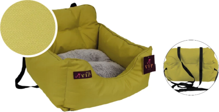 Shtrat veture për qen Tramp VIP MAYA 53×50×35 cm, gjelbër