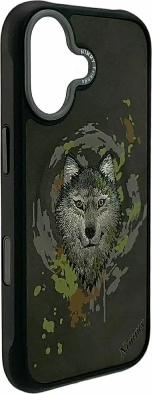 Kapak MagSafe Nimmy Wilk për iPhone 17, gri e errët
