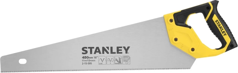 Sharrë dore Stanley Jet Cut 2-15-595, 450 mm, verdhë/zi