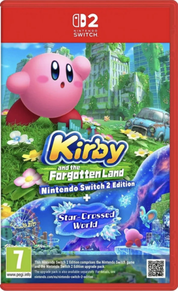 Lojë Nintendo Kirby and the Forgotten Land + Star-Crossed World, Nintendo Switch 2 Edition (PEGI 7)