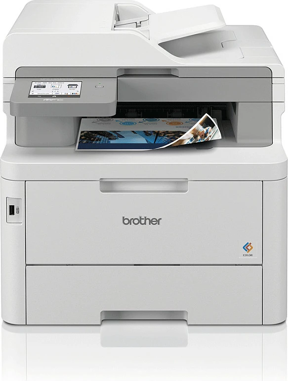 Printer Brother MFC-L8340CDW, LED, Printim me ngjyra, 600 x 2400 DPI, Kopjim me ngjyra, Printim direkt, Bardhë