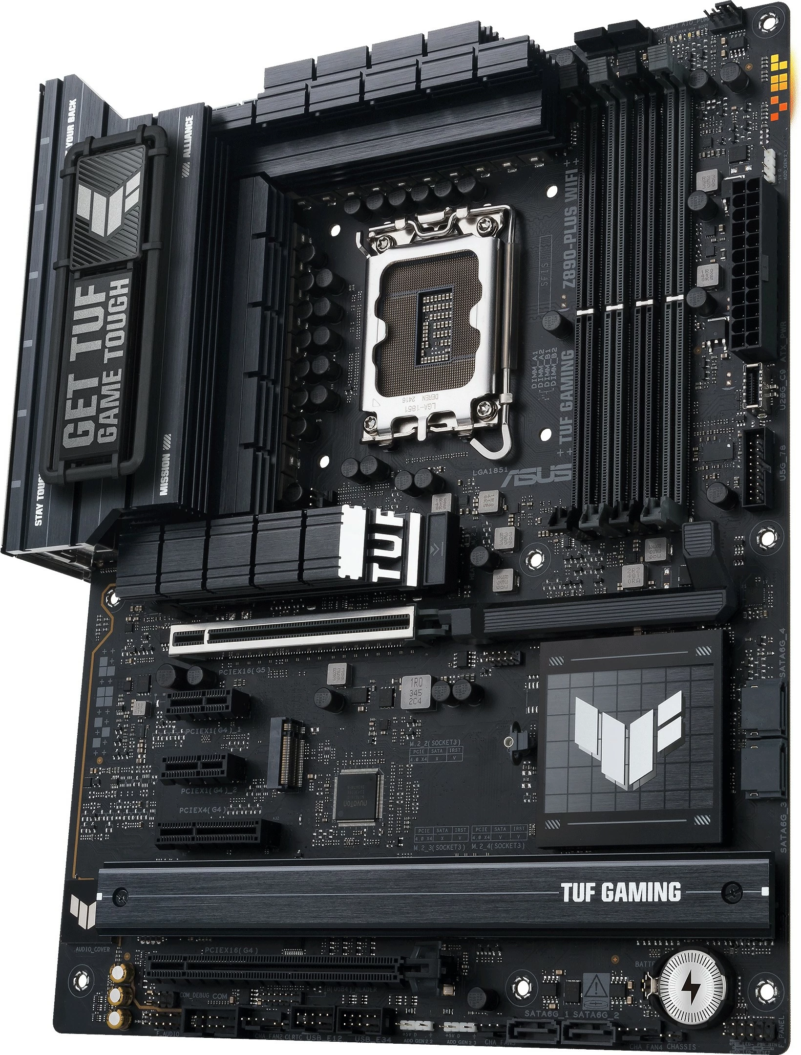 Pllakë amë ASUS TUF GAMING Z890-PLUS WIFI, Intel, LGA 1851, DDR5, 192 GB