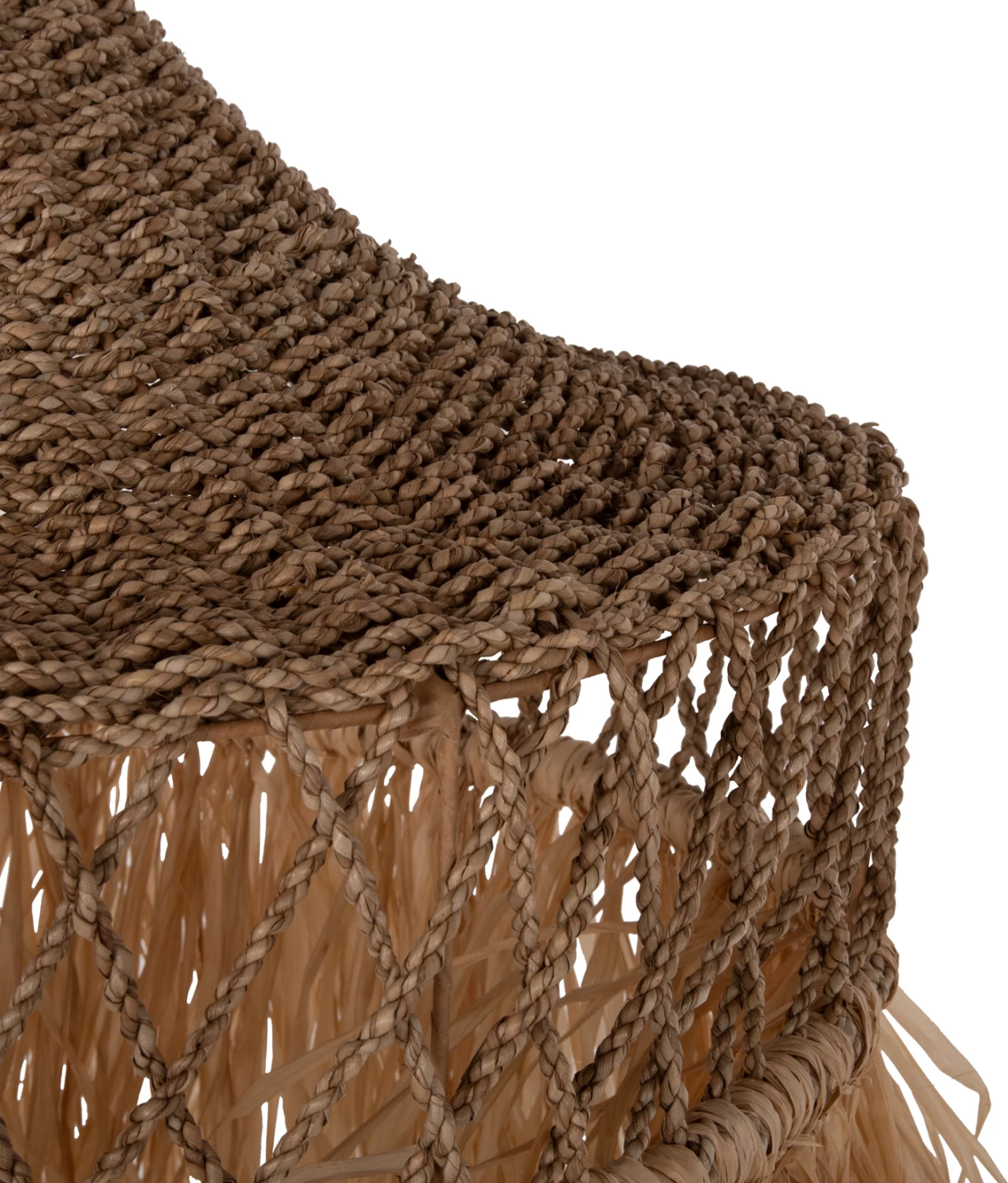 Llambë tavani varëse, fibra palme, thekë nga bar deti, natyrale, FH7820, 62x42cm