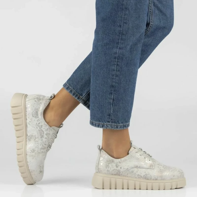 Atlete platforme për femra Filippo DP6846, ngjyrë argjendi