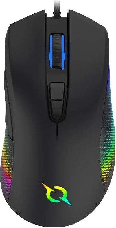 Maus ergonomik Aqirys PHOENIX, RGB, i zi