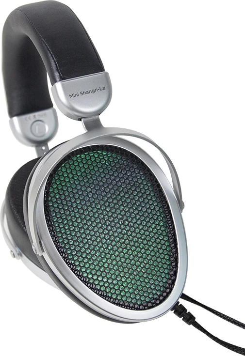 Kufje HiFiMAN Mini Shangri La elektrostatike, Wired, argjendtë/zezë