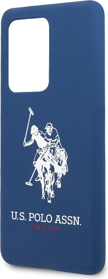 Mbështjellës U.S. Polo Assn. USHCS69SLHRNV për Samsung Galaxy S20 Ultra, Silicone, granat/navy