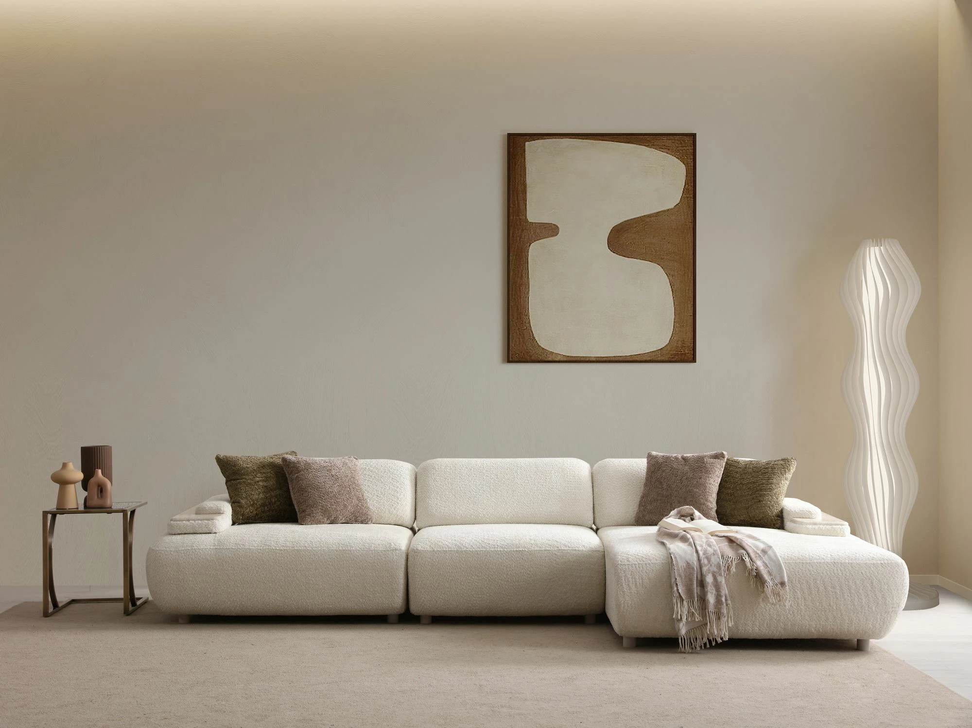 Këndare Toscana, ngjyrë bezhë, Atelier del Sofa
