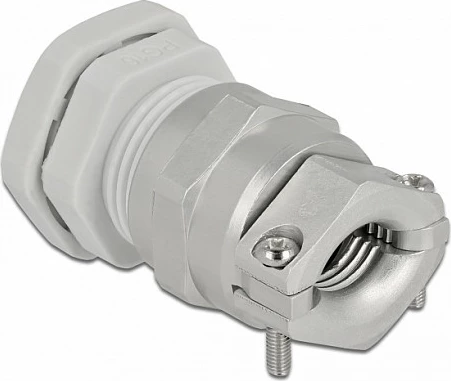 Glandë kablli DeLOCK PG16, IP68, Ø10-14 mm, gri