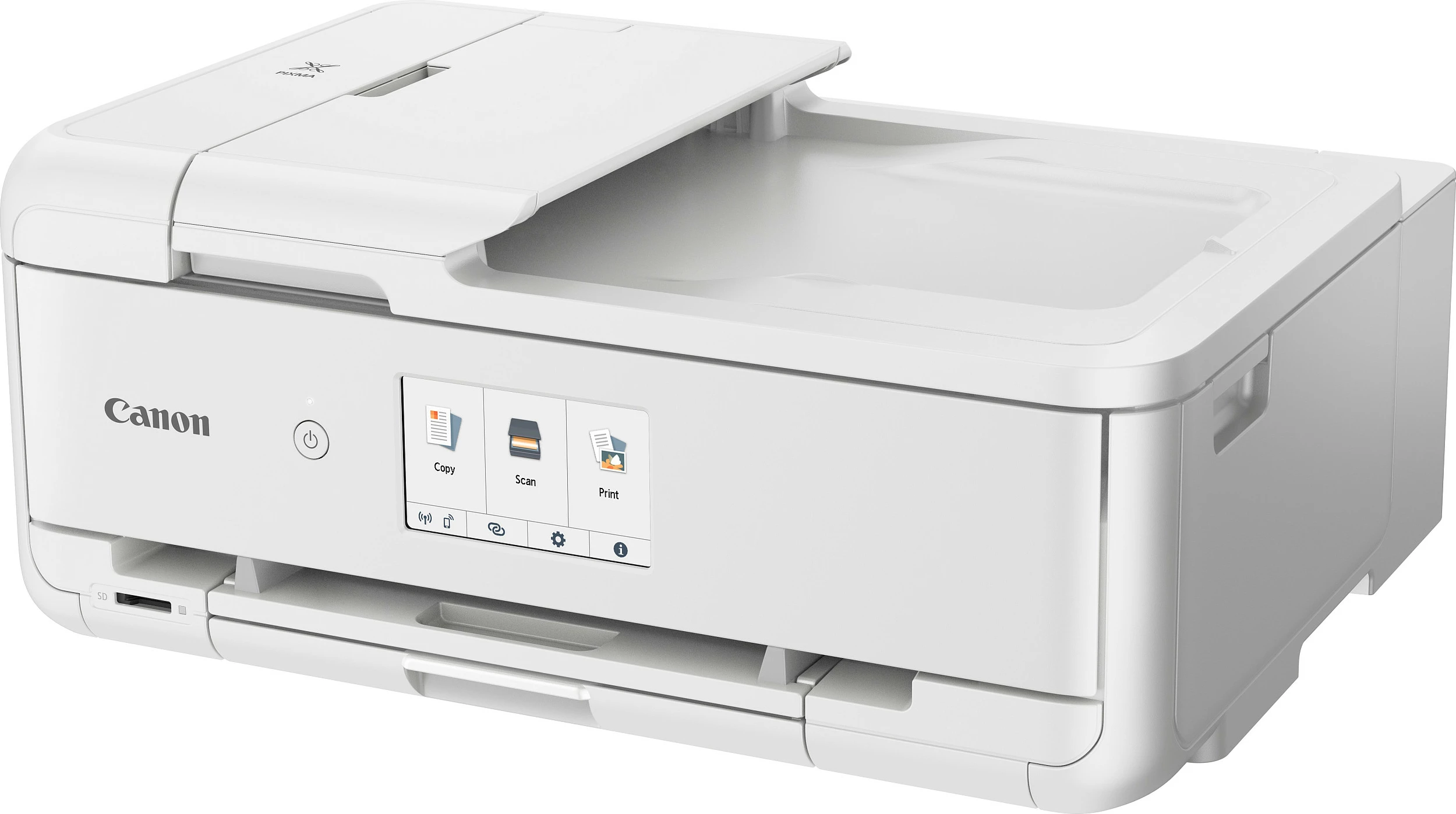 Printer multifunksional Canon PIXMA TS9551Ca, 3-në-1, A3, Duplex, ADF 20 fletë, i bardhë
