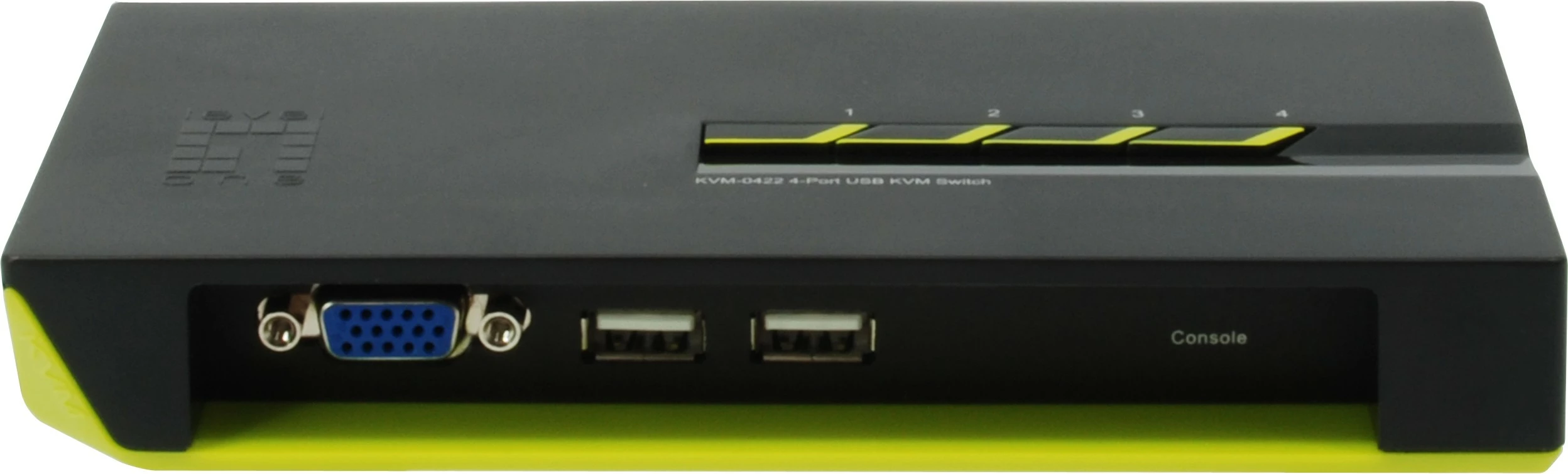 KVM switch LevelOne KVM-0422, 4 porta USB VGA, 2048x1536, zi gjelbër