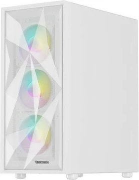 Kasë Natec Genesis Diaxid 605 ARGB, Midi Tower, e bardhë