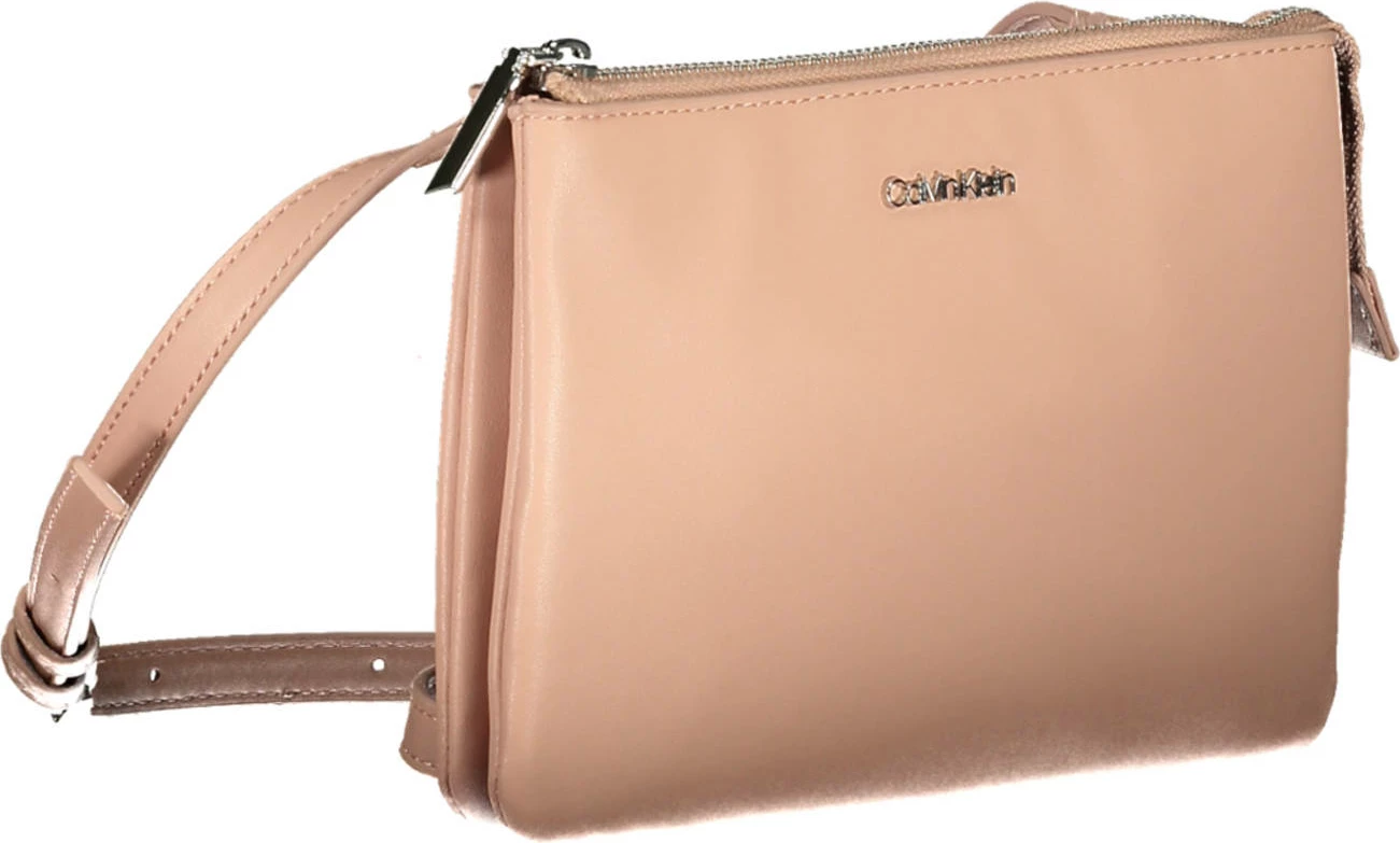 Çantë për femra Calvin Klein me rrip supi, rozë