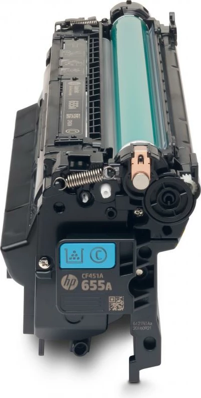 Toner HP 655A CF451A, për Color LaserJet, rendiment i lartë 9.750–23.700 faqe, cyan