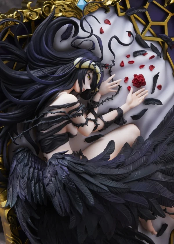 Figurinë koleksionuese Square Enix Albedo Ending Ver. (Art by so-bin) 1/7, PVC/ABS, 27×20×17 cm, e zezë/artë