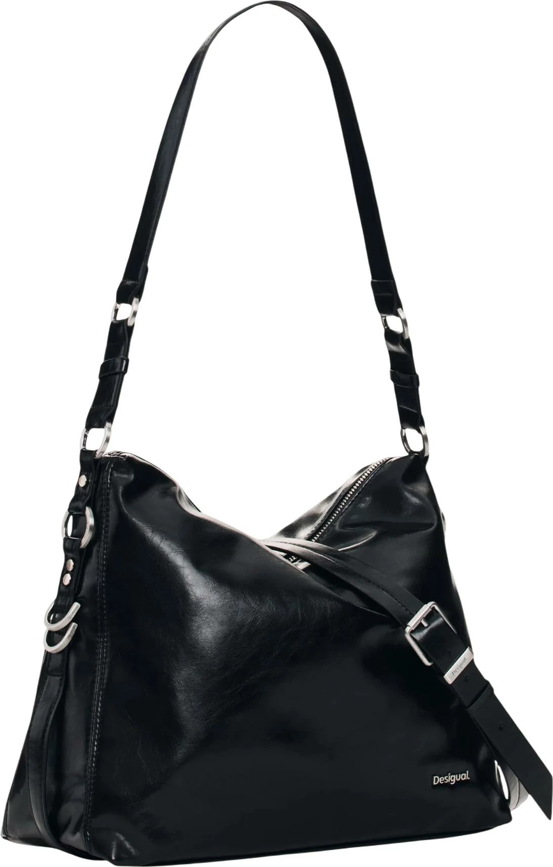 Çantë për femra Desigual BAG_NEXUS LUMA 26WAXP66, e zezë