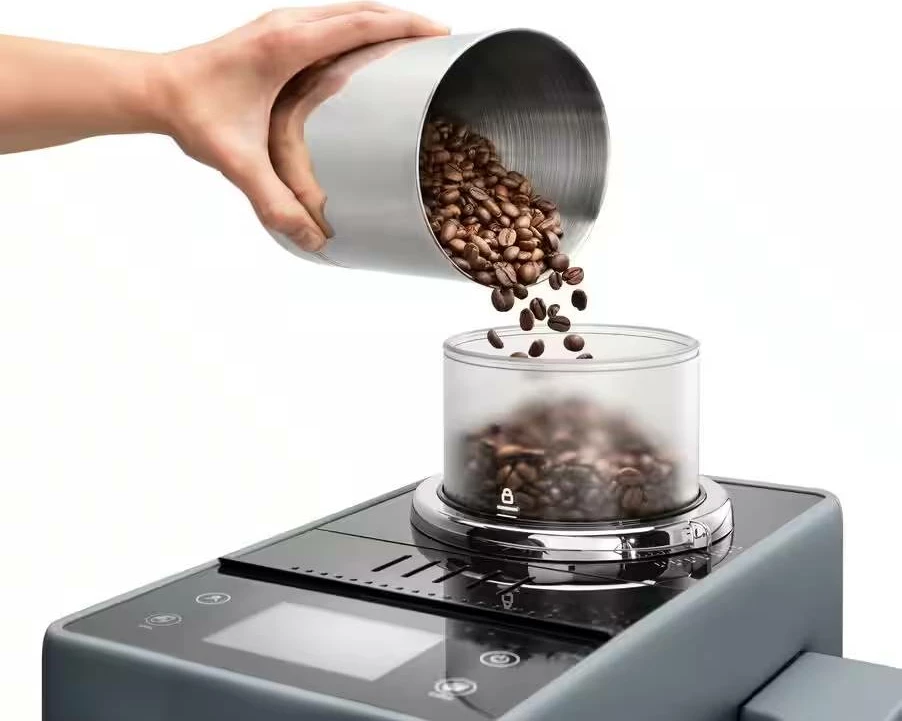 makinë kafeje DeLonghi Rivelia EXAM440.55.G 19 bar, ekran TFT me ngjyra 3.5", Bean Switch, LatteCrema Hot, Pebble Blue