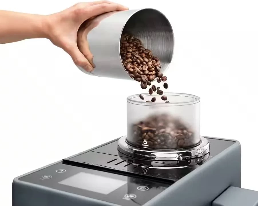 makinë kafeje DeLonghi Rivelia EXAM440.55.G 19 bar, ekran TFT me ngjyra 3.5", Bean Switch, LatteCrema Hot, Pebble Blue