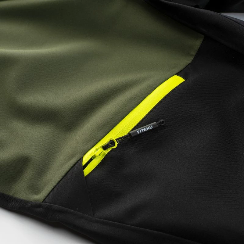 Pantallona ski për meshkuj Fitanu VORAL Primaloft, të zeza