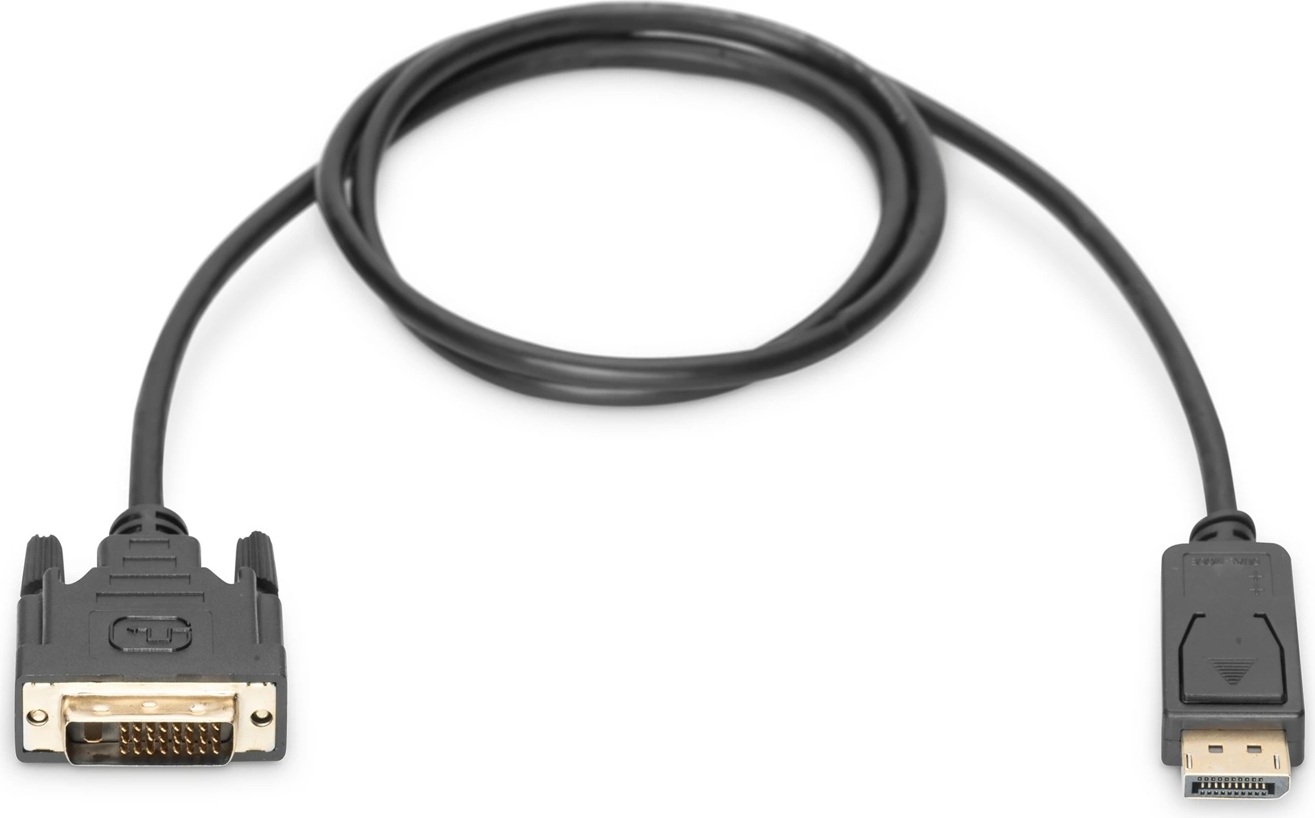 Kabëll adapter DisplayPort Digitus, 2 m, DisplayPort, DVI-D, Nikël, 1.1a, Bakër