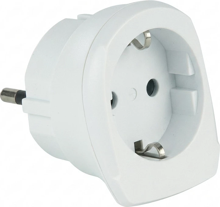 Adapter prizë Synergy21 IT->D, Schuko, i bardhë