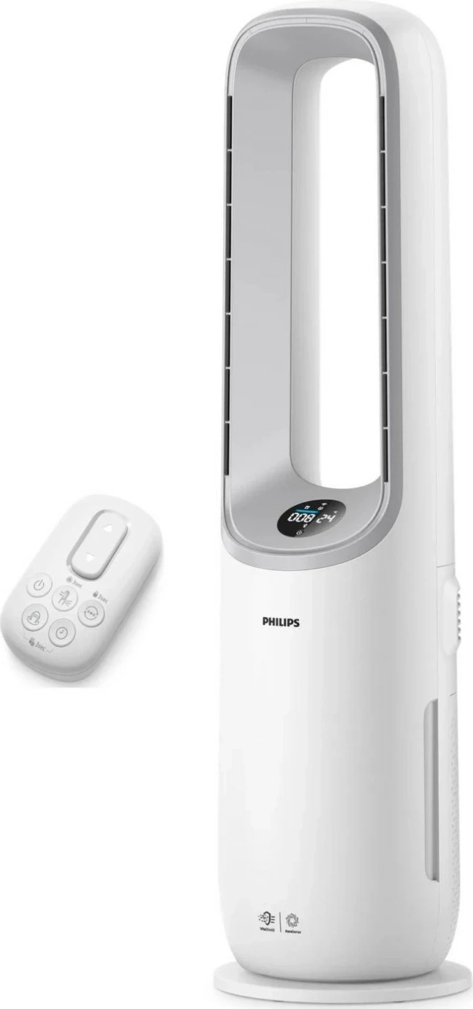 Purifikues ajri dhe ventilator Philips Air Performer 7000 AMF765/10, 70m², Wi-Fi, i bardhë/argjendtë