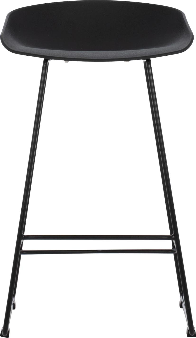 Karrige për bar, e zezë, mesatare, FH9299.02, 44x44x74cm, set 2 copë