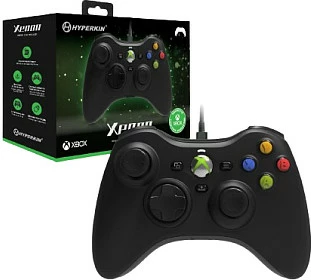 Kontroller Hyperkin Xenon, me kabllo USB, për Xbox One/Series X|S, port 3.5mm, i zi