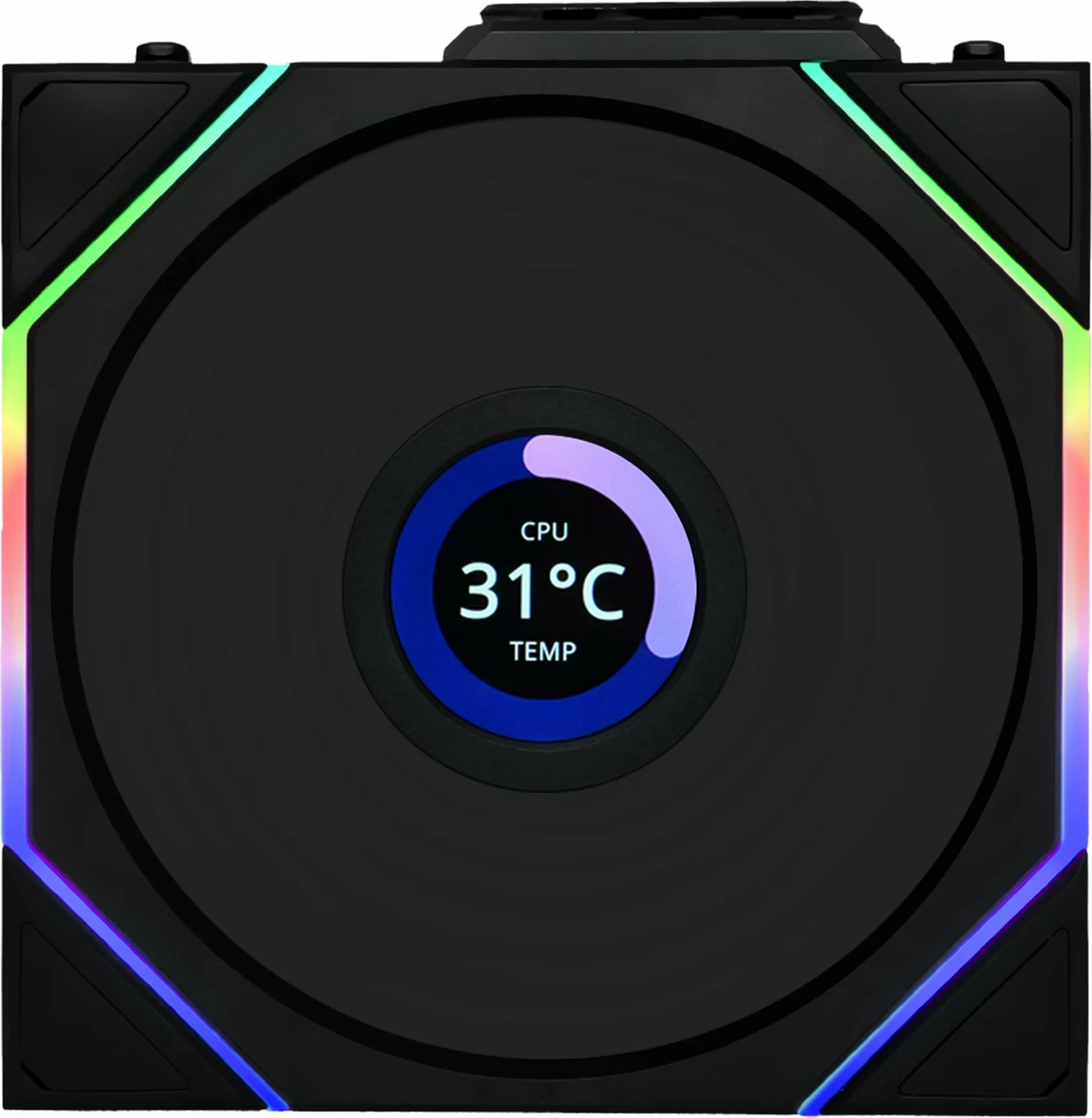Ventilator PC Lian Li UNI FAN TL Wireless LCD 120mm ARGB, 1 copë, i zi