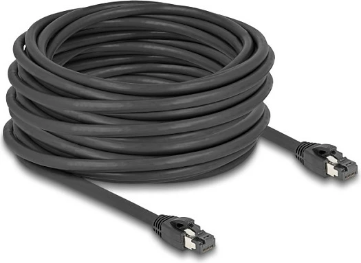 Kabllo rrjeti DeLOCK Cat8.1 S/FTP RJ45, 15 m, deri 40 Gbps, e zezë