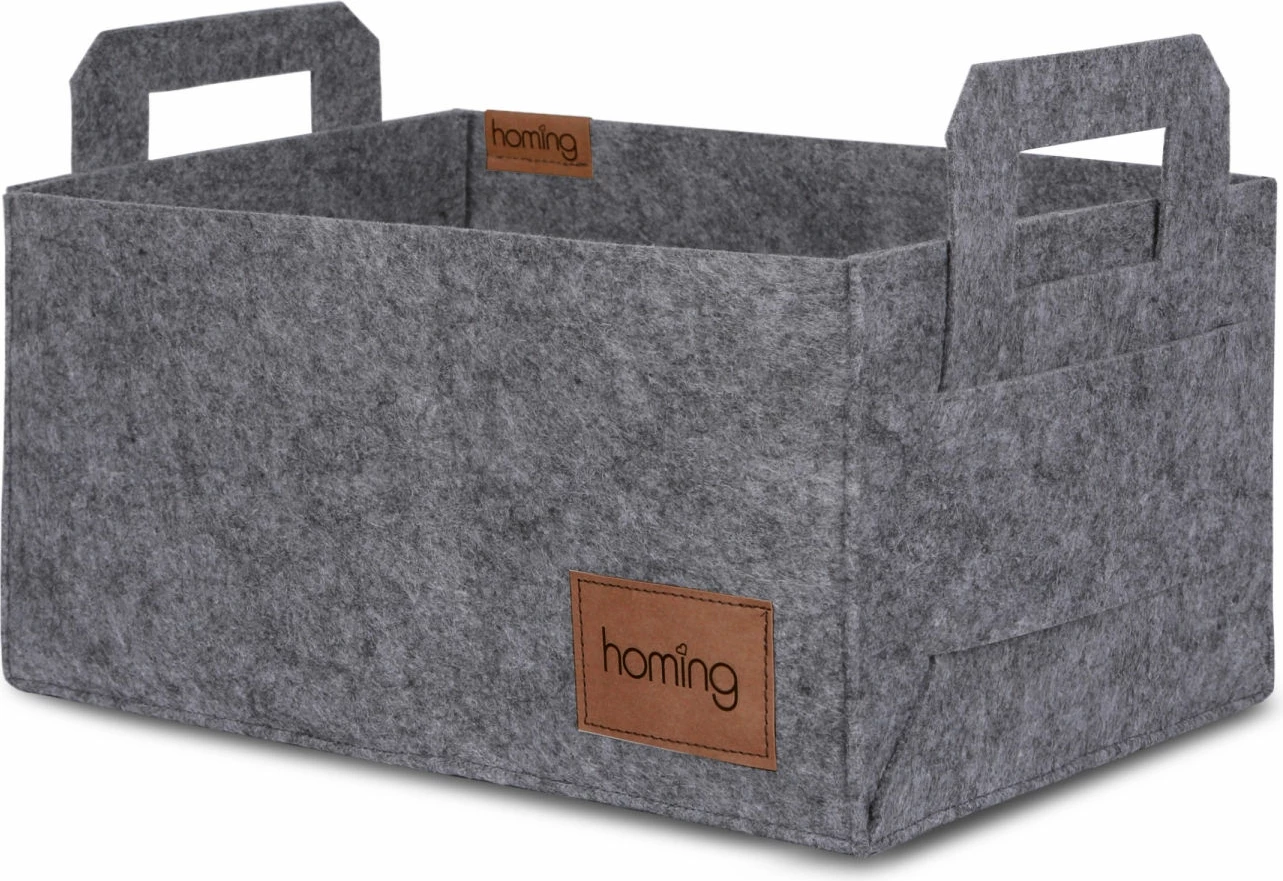 Organizues tavoline prej ndjese, ngjyrë gri, Aberto Design, HMY-6259, 30x20x15cm