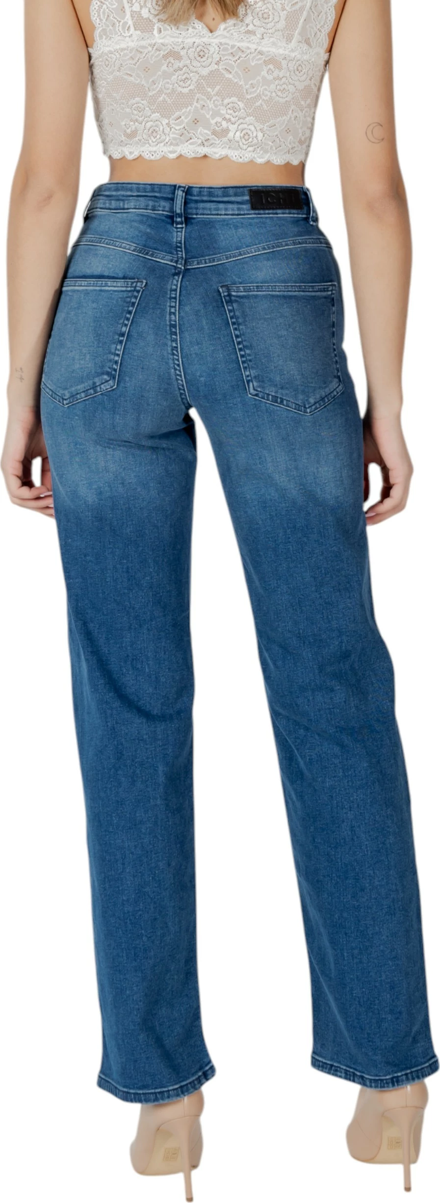 Xhinse për femra Ichi IHTWIGGY STRAIGHT 20119128, denim [Madhësia: W31 L32]