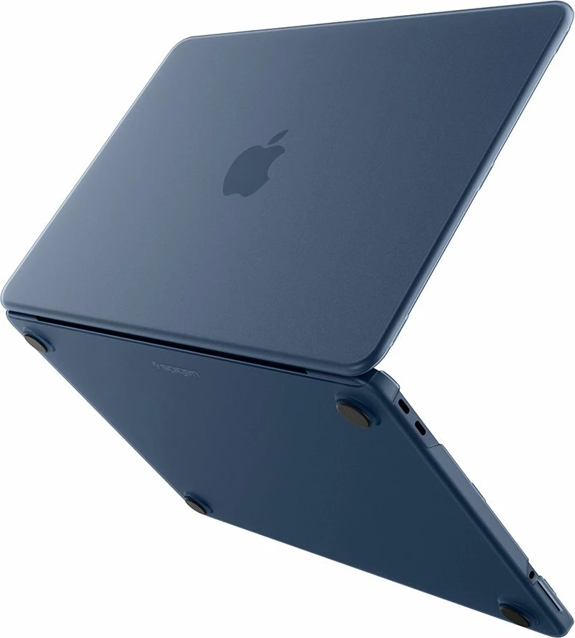 Mbështjellës Spigen AirSkin për Apple MacBook Neo 13" (2026) A3404, i hollë PC/TPU, snap-on, Blu mat