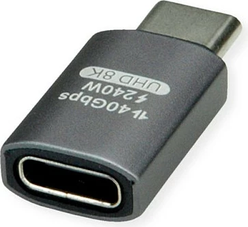 Adapter USB-C ROLINE 12.03.2931, USB4 40Gbps, 240W, argjendtë