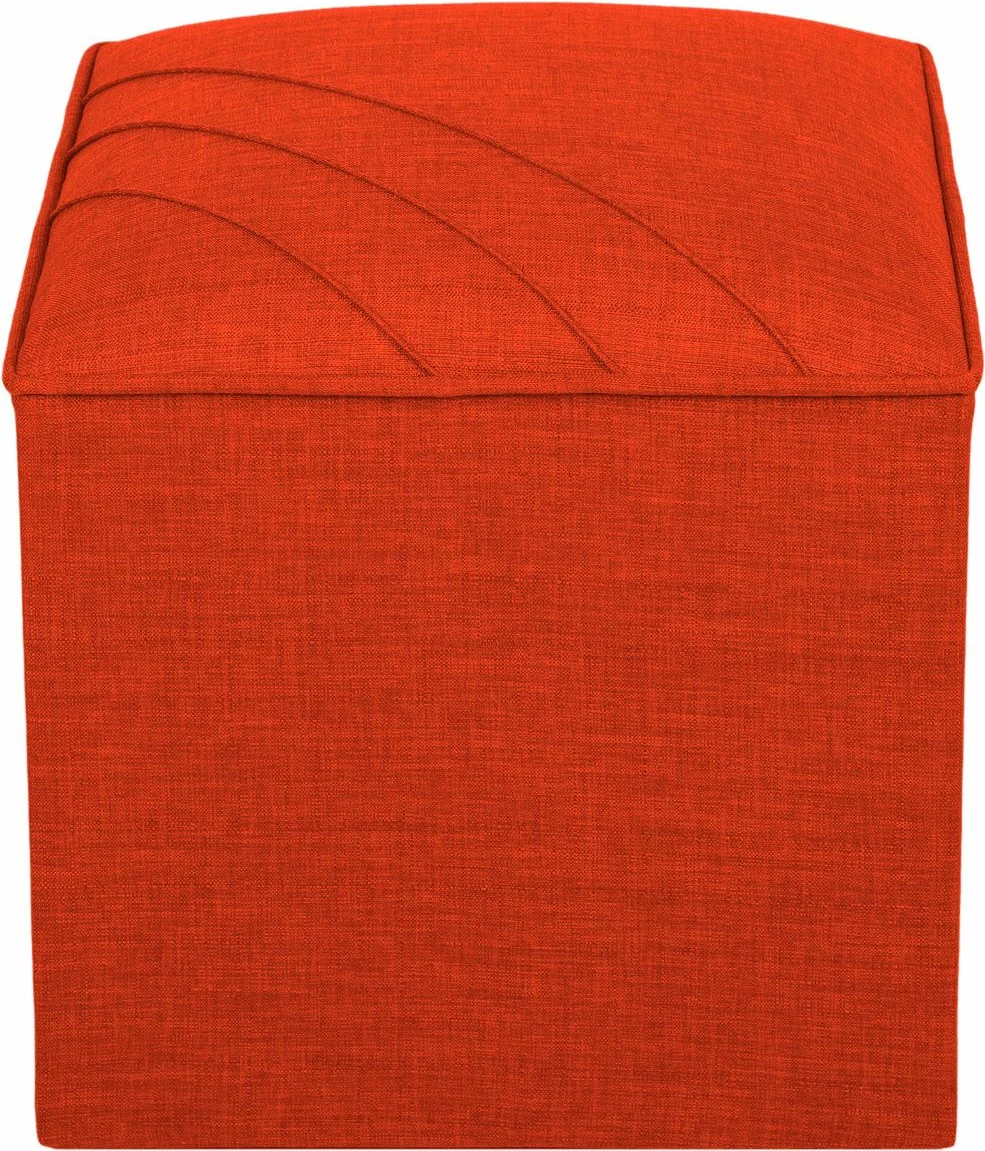 Puf Atelier del Sofa, ngjyrë e kuqe qeramike, Des Moines