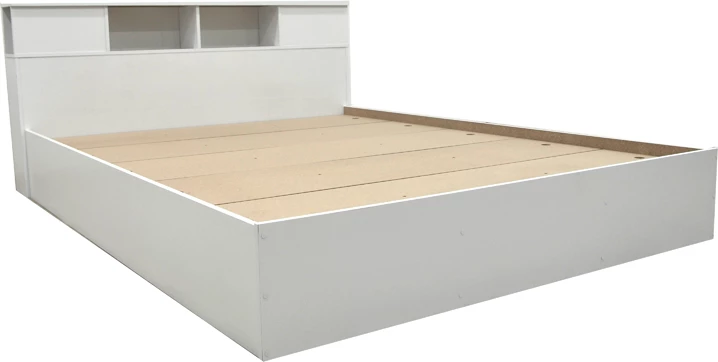 Krevat dopio Olympus, ngjyrë e bardhë antike, 160x200 cm