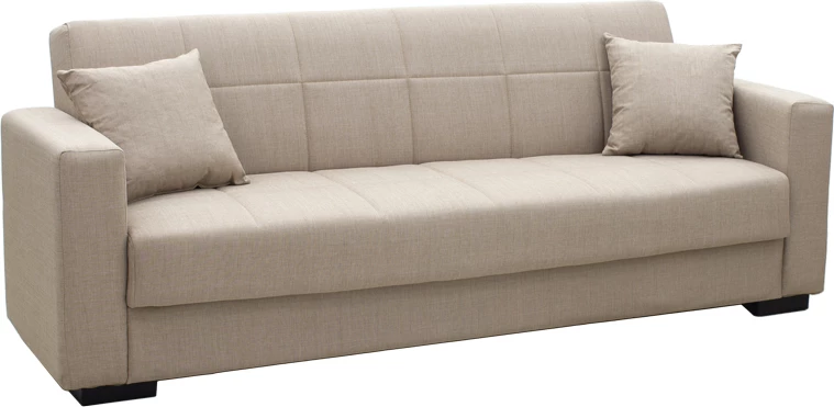 Set dhome ndeje 2 pjesë Vox stof ngjyrë krem