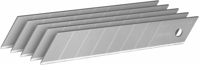 Rezilë 18 mm Stanley 2-11-301, 7 segmente, paketim 5 copë