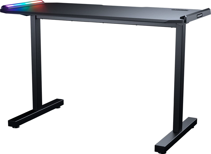 Tavolinë gaming COUGAR DEIMUS 120 RGB me docking station, e zezë