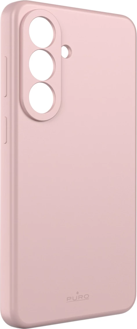 Mbështjellës Puro ICON MAG për Samsung Galaxy S26 Plus, silikon me rreshtim mikrofibër, kompatibil me MagSafe, në kuti, rozë