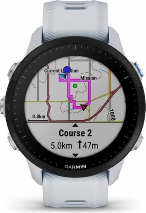 Orë Garmin për femra e meshkuj, e bardhë