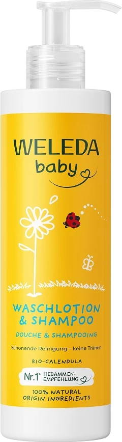Shampon dhe larës trupi për fëmijë Weleda Calendula 400ml