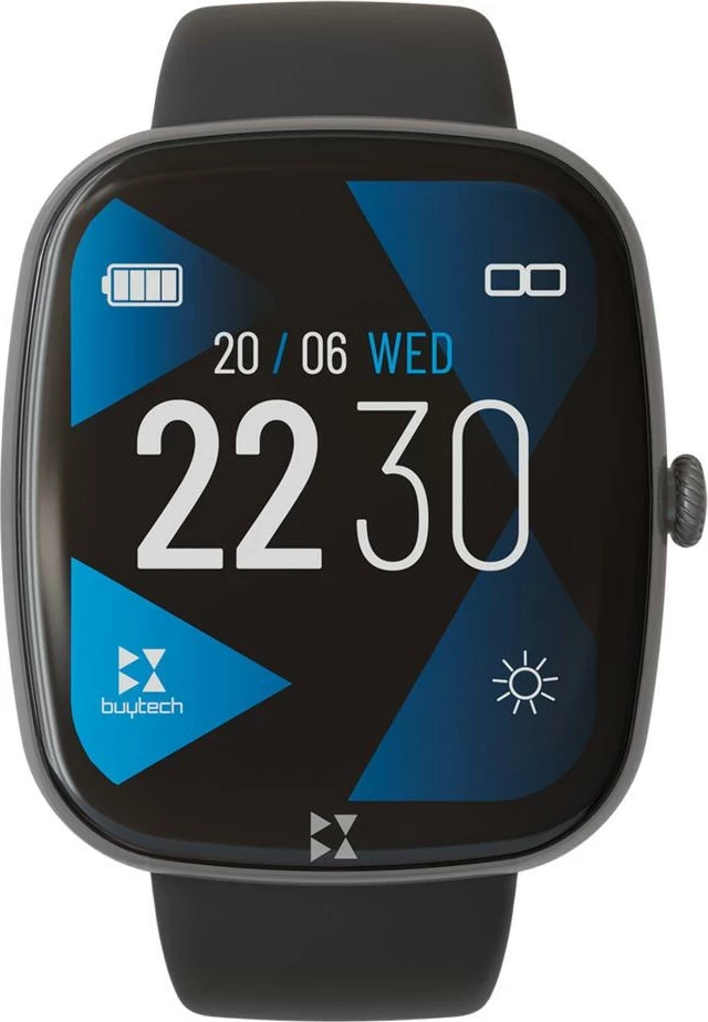 Smartwatch Techmade BuyTechBY Gamma, 1.89", e zezë