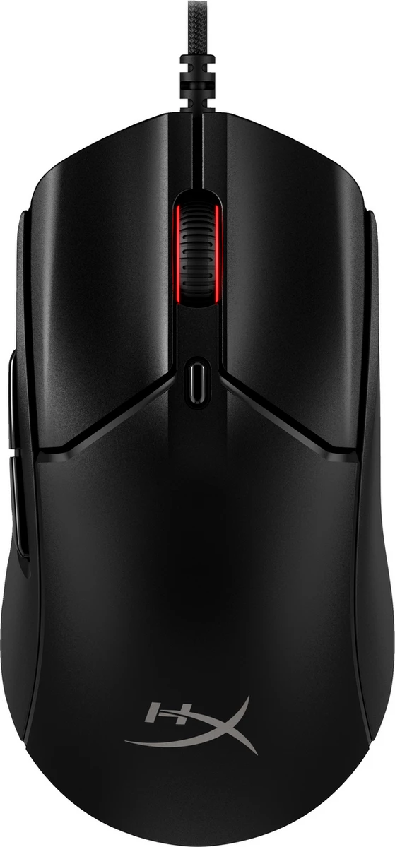 Maus, HyperX, Pulsefire Haste 2 6N0A7AA, me kabllo, gaming, e zezë