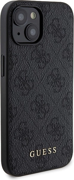 Mbështjellës Guess 4G Metal Logo me powerbank MagSafe 5000mAh për iPhone 15, Zi, Set