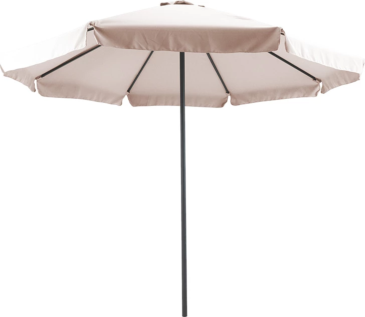 Çadër profesionale Nagida një pjesë rrjetë alumini Φ3m gri bezhë-antracit