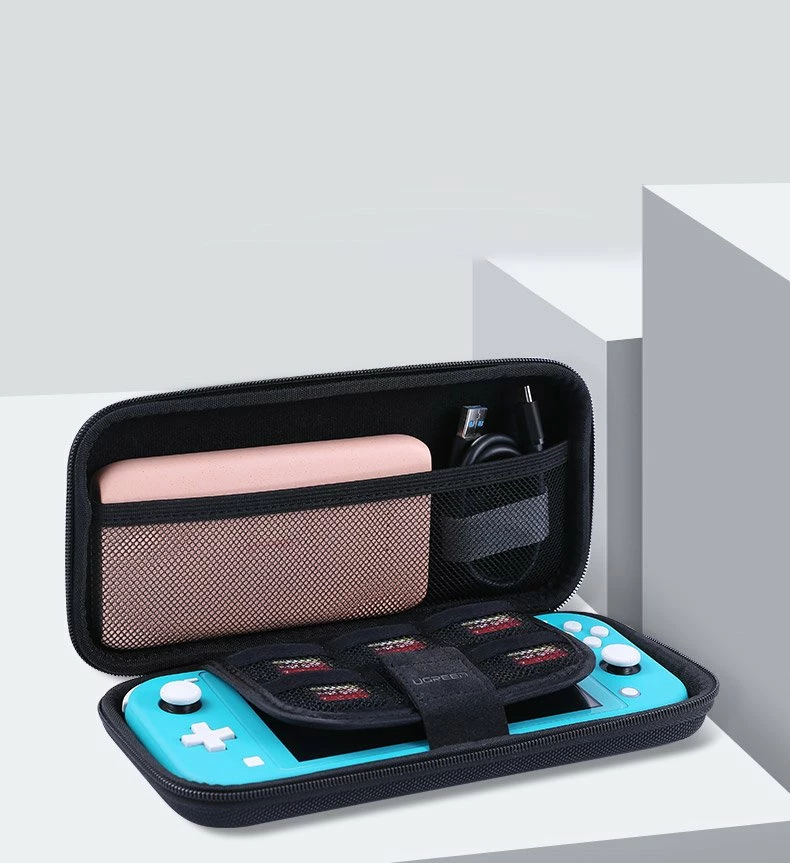 Kasë Ugreen për Nintendo Switch dhe aksesorë, S, 26.5 x 10 x 13.5 cm, e zezë